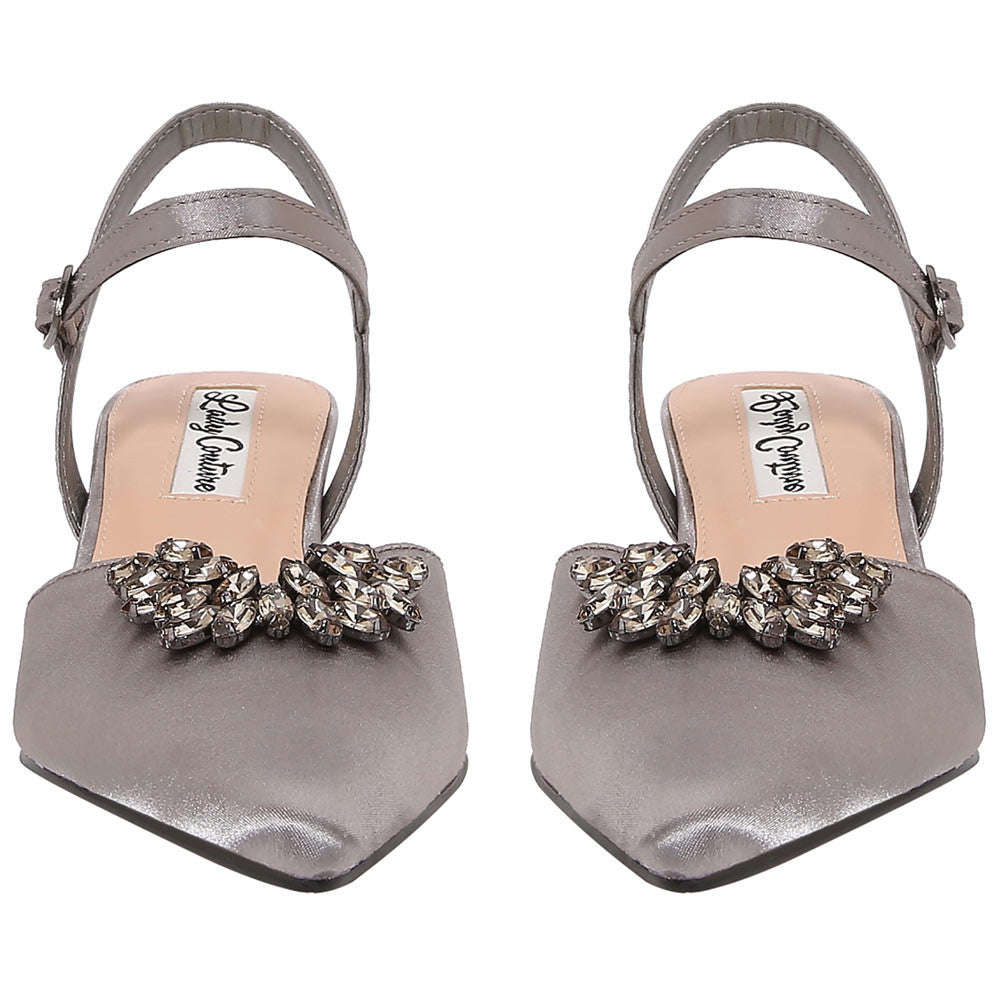 Lady Couture 2" Heel Classy Pump in Pewter