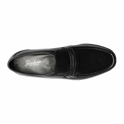 Florsheim Como Black Moc Toe Strap Loafer