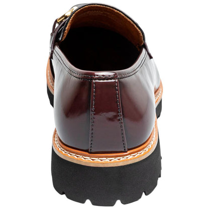 Stacy Adams Carabello Moc Toe Bit Slip-On - Burgundy Multi