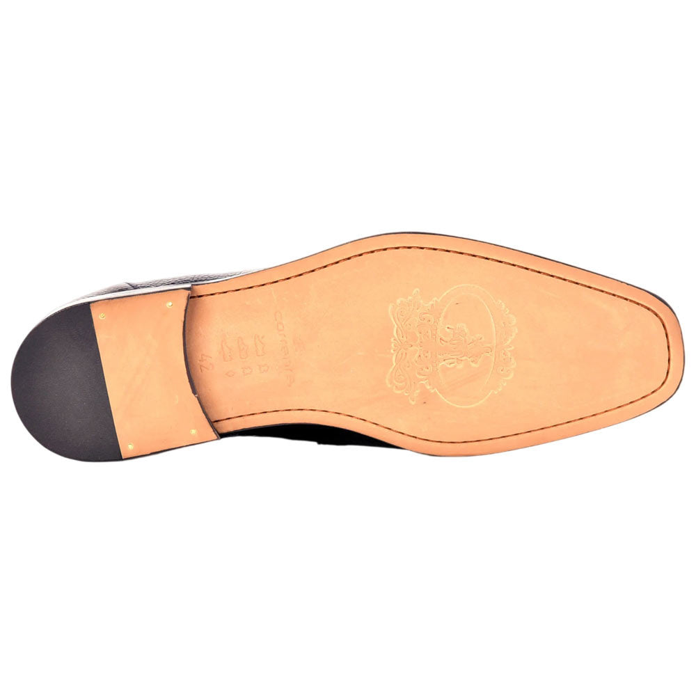 Corrente Men's Vita Leather Tassel Loafer - Navy