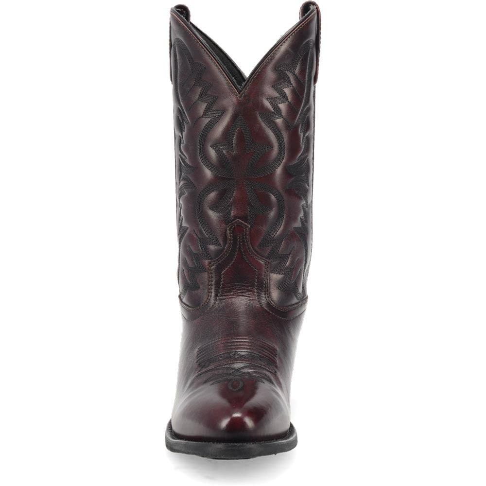 Laredo Birchwood Black Cherry Leather Round Toe Western Cowboy Boot(US Men Size)