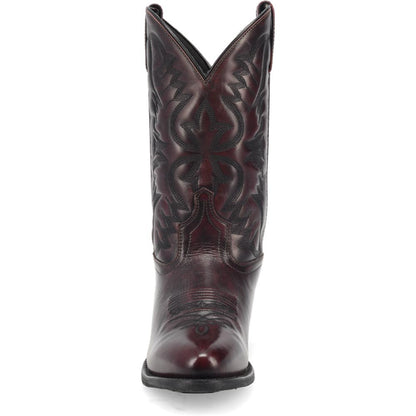 Laredo Birchwood Black Cherry Leather Round Toe Western Cowboy Boot(US Men Size)