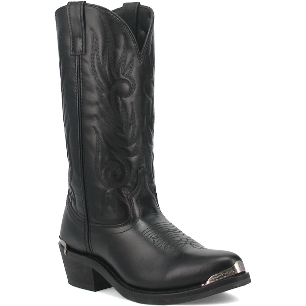 Laredo Black Crazy Horse Leather Boots