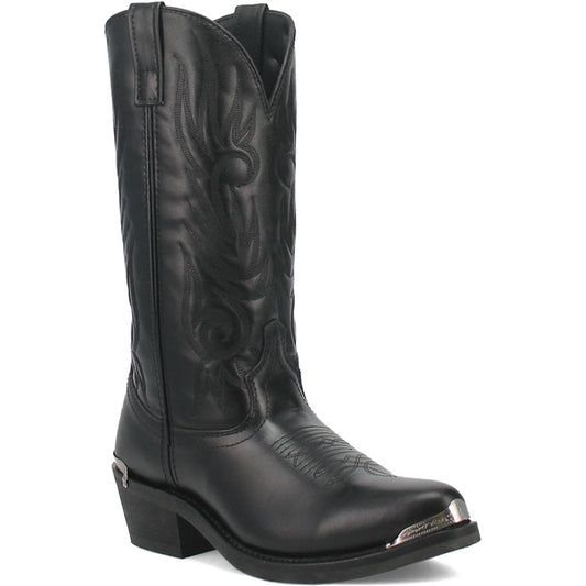 Laredo Black Crazy Horse Leather Boots