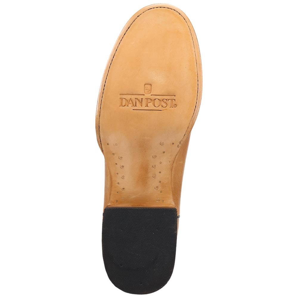Dan Post Hartwell Men's Camel Leather Roper Boot - 10" Shaft, Round Toe