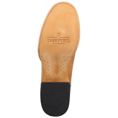 Dan Post Hartwell Men's Camel Leather Roper Boot - 10" Shaft, Round Toe