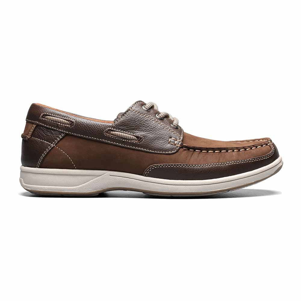 Florsheim Lakeside Oxford Brown Moc Toe Shoes
