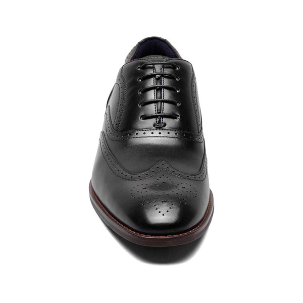 Stacy Adams Black KAINE Wingtip Oxford Shoes
