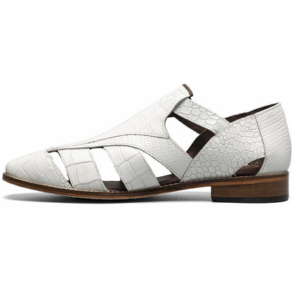 Stacy Adams Calandro City Sandal in White