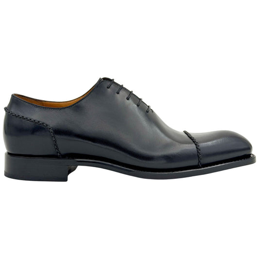 Ugo Vasare Henry Goodyear Welt Cap Toe Black Dress Shoes