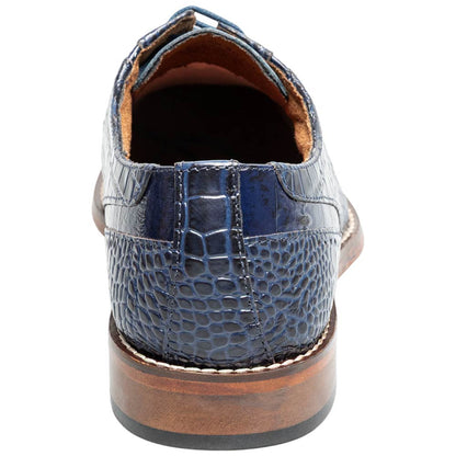 Stacy Adams Talamanco Bike Toe Oxford - Blue