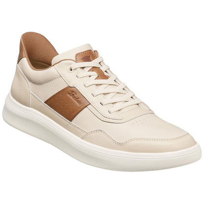 Florsheim Crosstour Men's Cream & Cognac Leather Hands Free Casual Lace Up Shoe