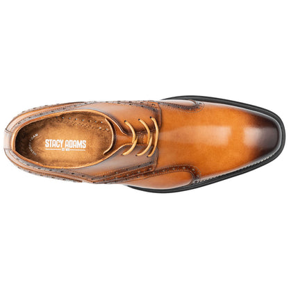 Stacy Adams Alexander Plain Toe Oxford - Tan
