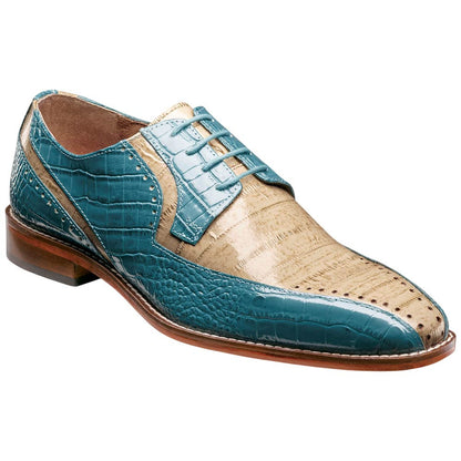 Stacy Adams Talamanco Bike Toe Oxford - Teal Multi