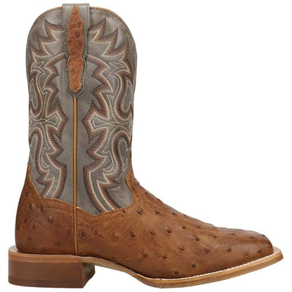 Dan Post Drayden Men's Tan Full Quill Ostrich Western Boots