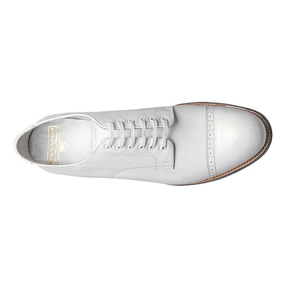 Stacy Adams Madison White Cap Toe Oxfords