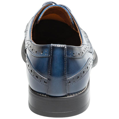Stacy Adams Alistair Plain Toe Ornament Slip-On - Cobalt