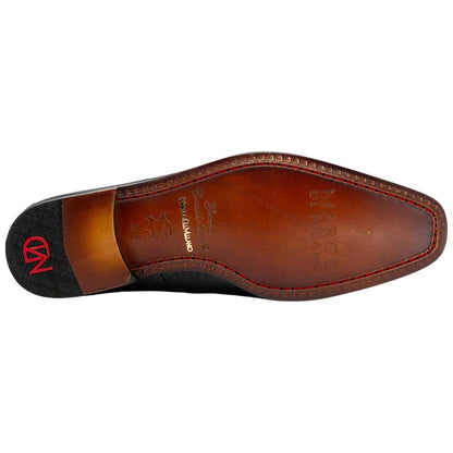 Marco Di Milano Merida Black Caiman & Lizard Dress Derby