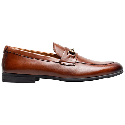 Florsheim Modena Moc Toe Bit Cognac Leather Loafer for Men