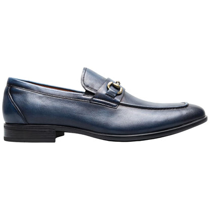 Florsheim Zaffiro Navy Moc Toe Bit Loafer II for Men