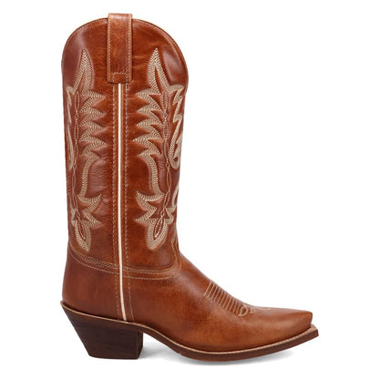 Laredo Carly Honey Leather Snip Toe Western Cowgirl Boots (USA Women Size)