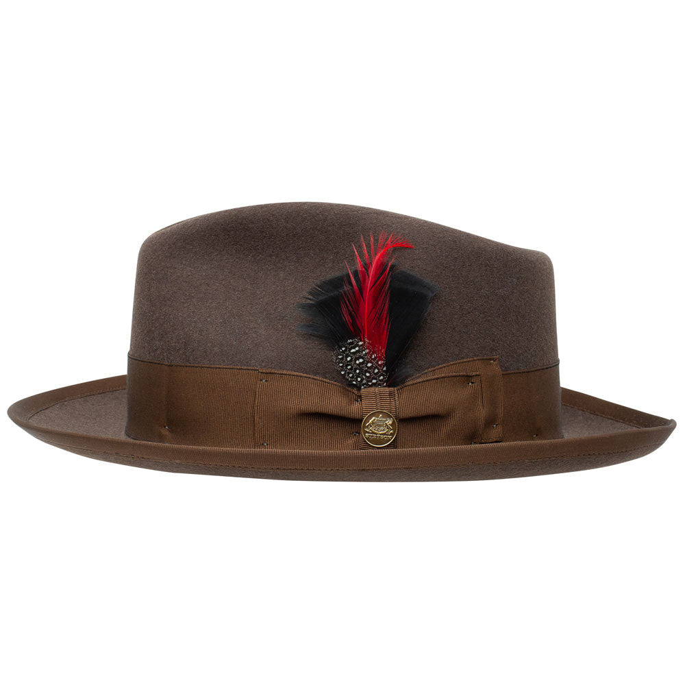 Stetson Whippet Fedora Tawny Royal Deluxe Fur Felt Hat