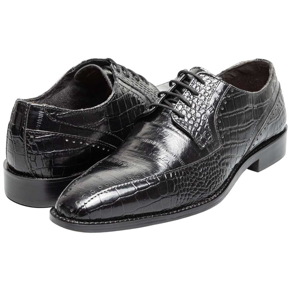 Stacy Adams Talamanco Bike Toe Oxford - Black