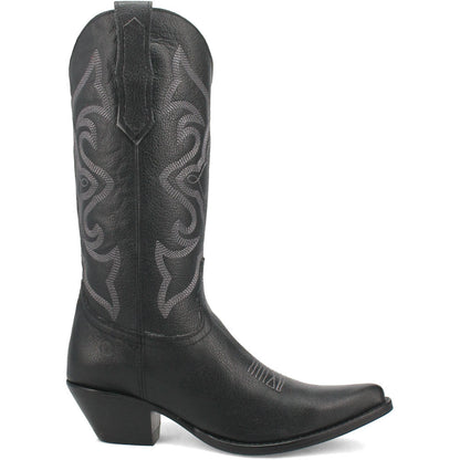 Dingo Out of West Suede Black Snip Toe Western Boots for Women