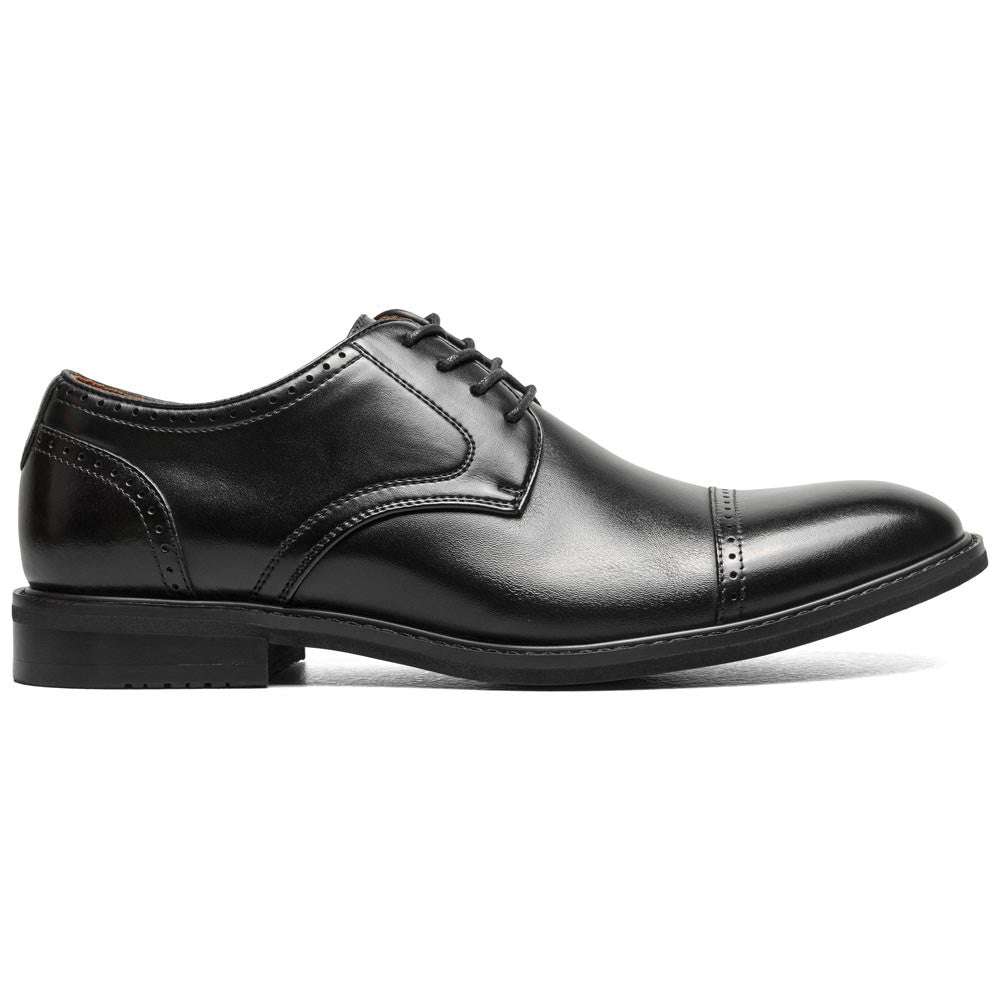 Stacy Adams Men’s Cap Toe Black Oxfords Bailey