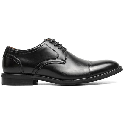 Stacy Adams Men’s Cap Toe Black Oxfords Bailey