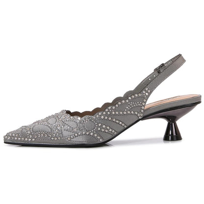 Lady Couture Kaite Pump 2" Heel in Pewter