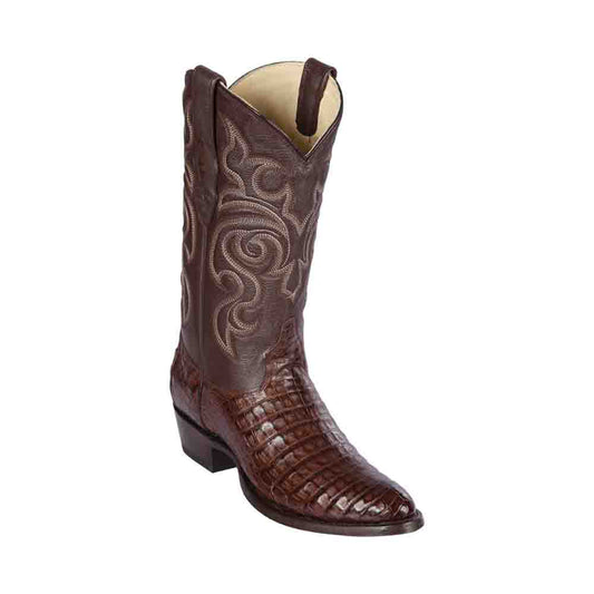 Los Altos Brown Genuine Caiman Crocodile Belly Skin