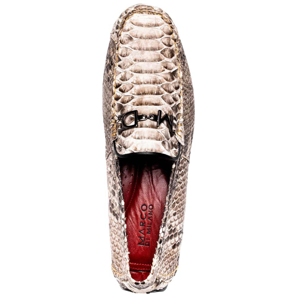 Marco Di Milano Pia Python Driving Shoe - Natural