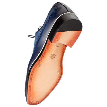 Mezlan Summit Men's Navy Calfskin & Suede Derby