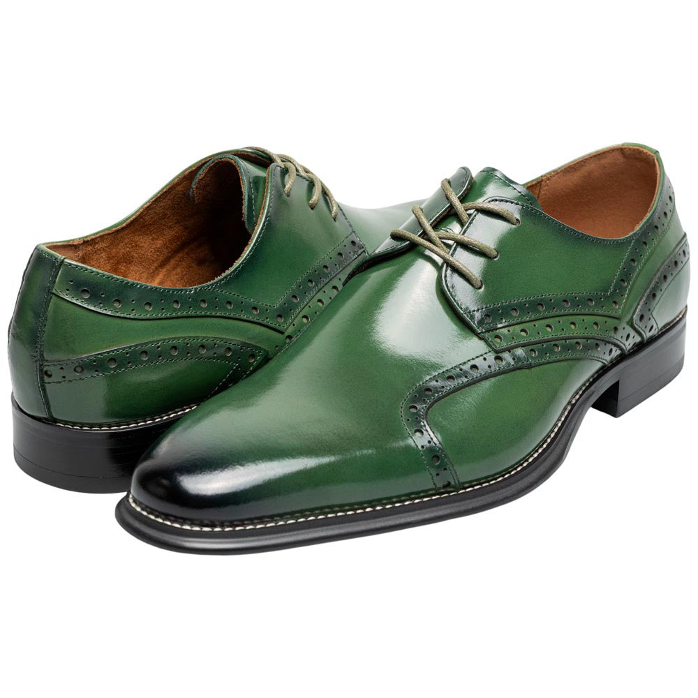 Stacy Adams Alexander Plain Toe Oxford - Green
