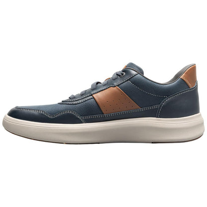 Florsheim Crosstour Men's Navy & Cognac Leather Hands Free Casual Lace Up Shoe