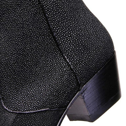 Los Altos Black Genuine Stingray