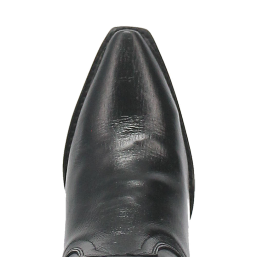 Dan Post Women’s Maria 13” Snip Toe Black Napalino Leather Fashion Boot