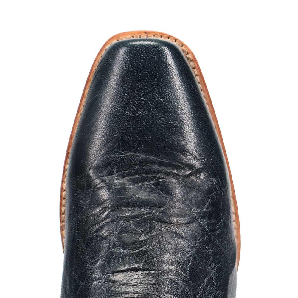 Dan Post Calvin Blue Leather Toe Shape 7 Western Cowboy Boots (USA Men Size)