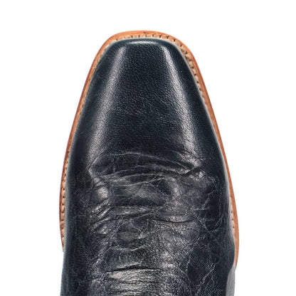 Dan Post Calvin Blue Leather Toe Shape 7 Western Cowboy Boots (USA Men Size)
