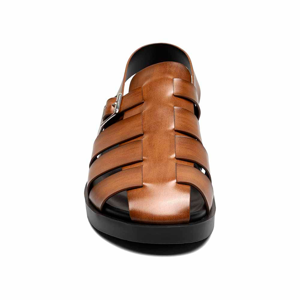 Stacy Adams Cognac MONTEGO Slingback Buckle Sandal