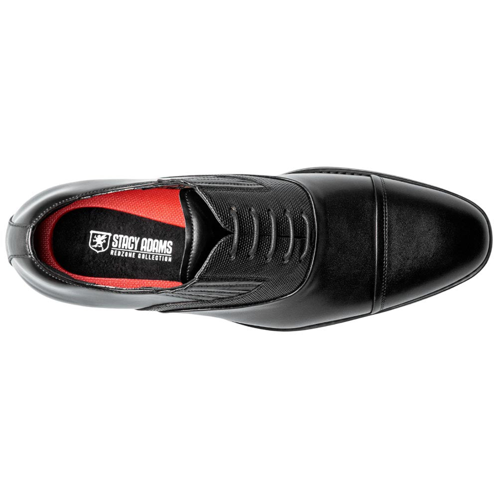 Stacy Adams Lucas Cap Toe Black Oxford Shoes for Men