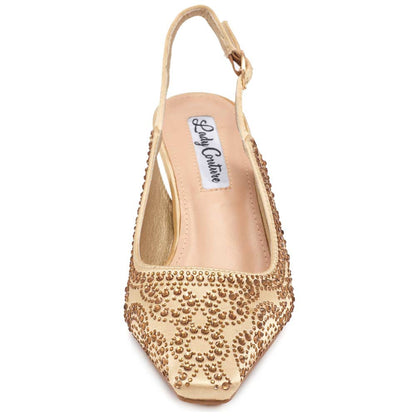 Lady Couture Lucy Pumps 2.5" Heels in Gold