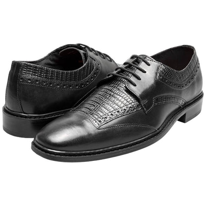 Stacy Adams Gambetta Modified Cap Toe Oxford - Black