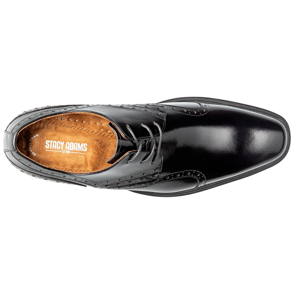 Stacy Adams Alexander Plain Toe Oxford - Black
