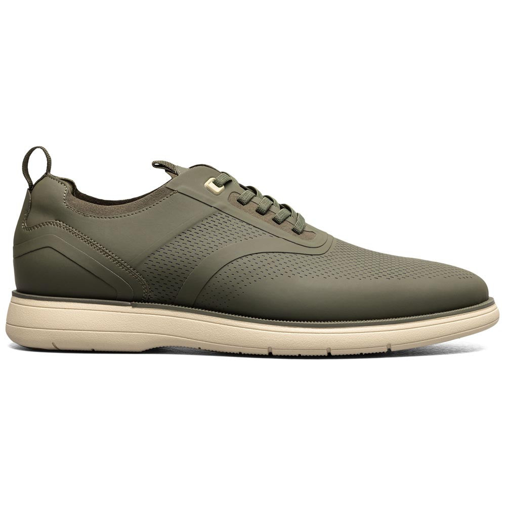 Stacy Adams Men’s Plain Toe Olive Elastic Lace Up Casual Hybrid Everidge