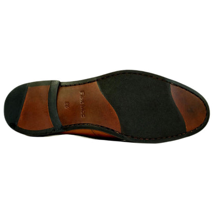 Alan Payne Naples Men's Brown Calfskin Moc Toe Dress Loafer