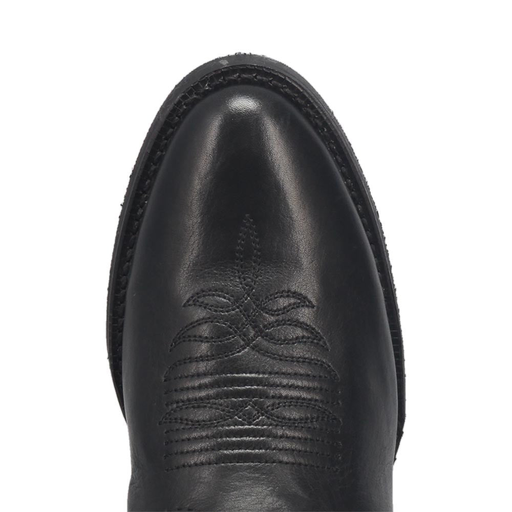 Laredo Maddie Black Leather Round Toe Western Cowgirl Boots (USA Women Size)