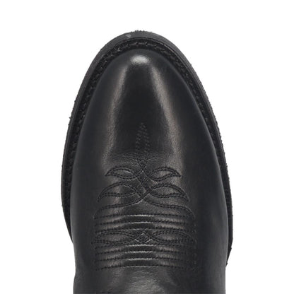 Laredo Maddie Black Leather Round Toe Western Cowgirl Boots (USA Women Size)