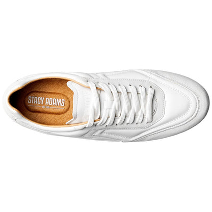 Stacy Adams Action 150 Sporty Lace-Up Sneaker - White